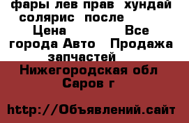 фары лев.прав. хундай солярис. после 2015. › Цена ­ 20 000 - Все города Авто » Продажа запчастей   . Нижегородская обл.,Саров г.